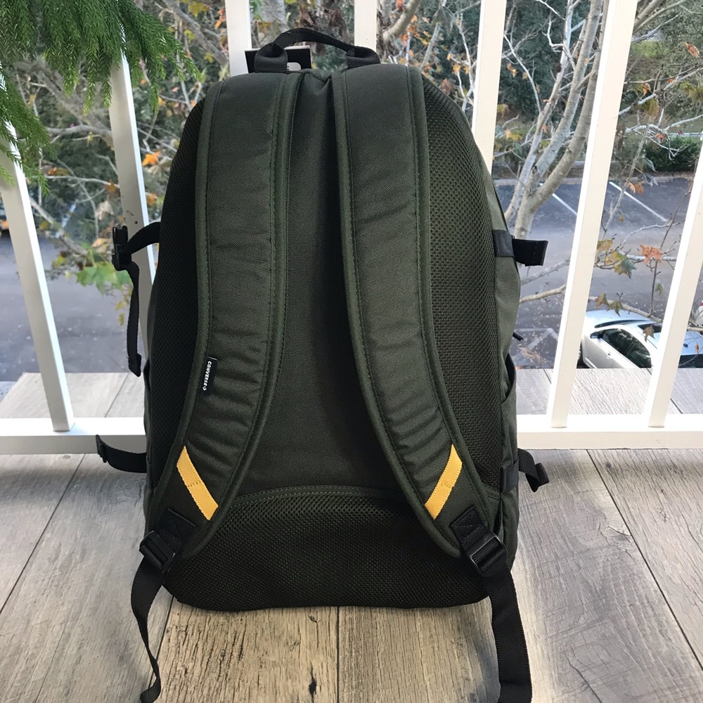 Converse StraightEDGE Backpack GreenYellow Unisex - Picture 3 of 8